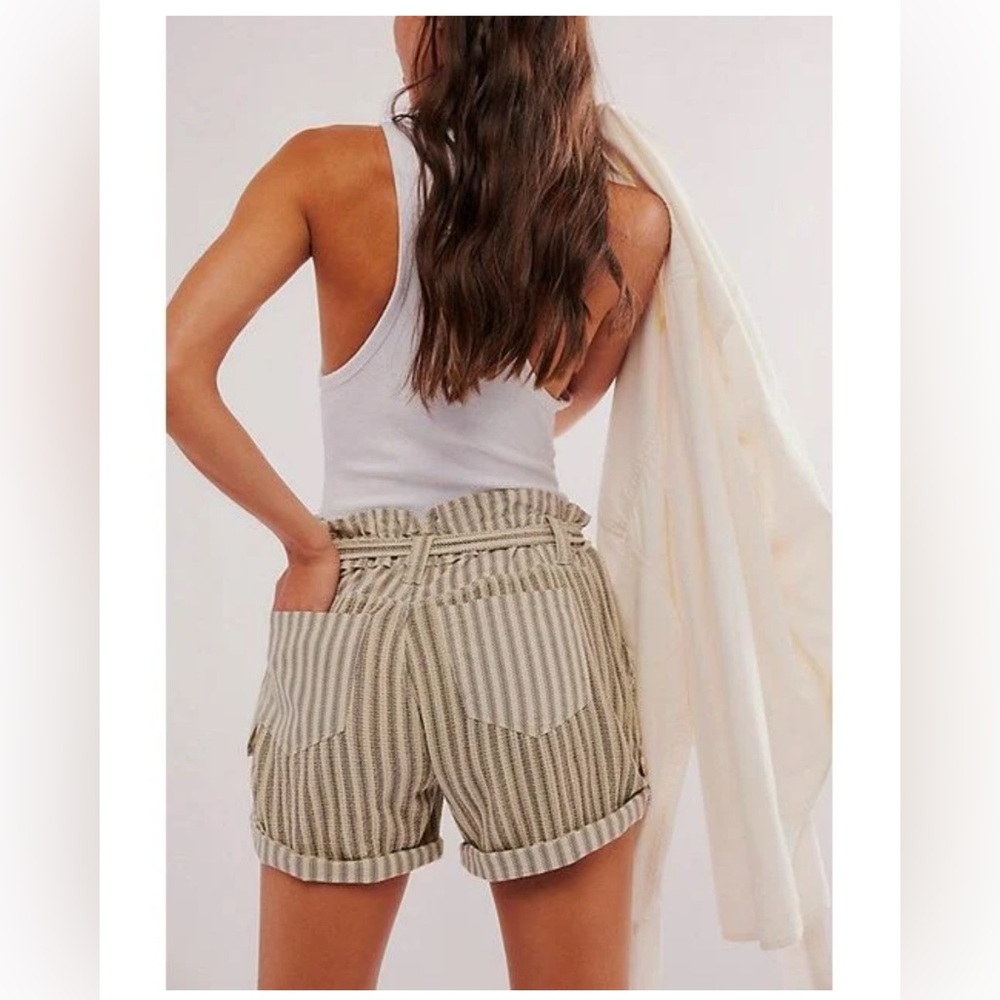 Free People FP One Harriet Striped Shorts. NWOT. - Picture 4 of 7